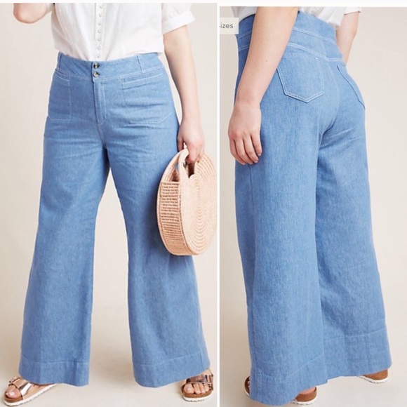 Anthropologie Denim - HP🎉Pilcro Plus High-Rise Wide-Leg Trouser Jeans